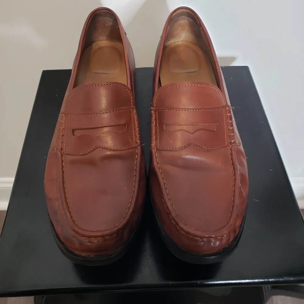 Cole Haan Pinch Maine Classic Penny Loafer Mens 11.5M Brown Leather Shoes C23845